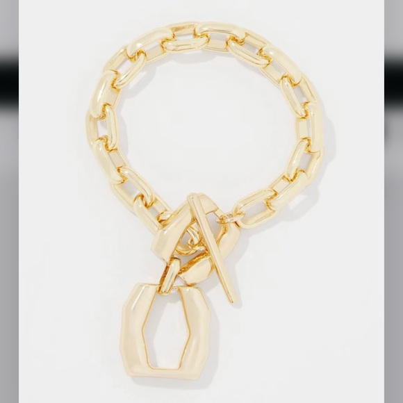 Jewelry - WHBM Gold double links toggle Bracelet